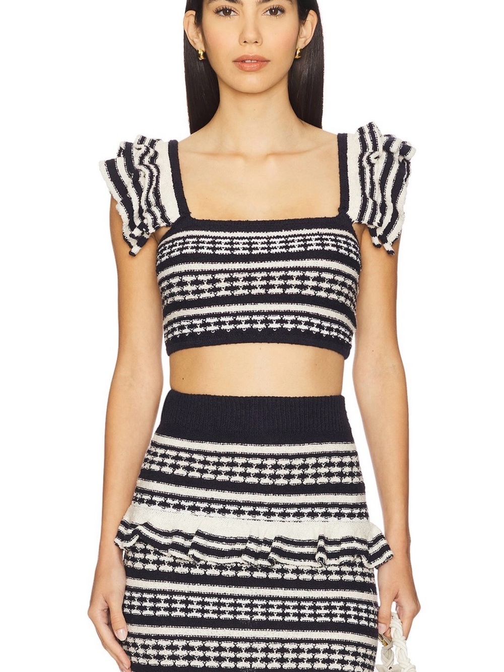 TULAROSA 2pc maxi crop set knit NWT NEW XS Revolve (OTR0059)